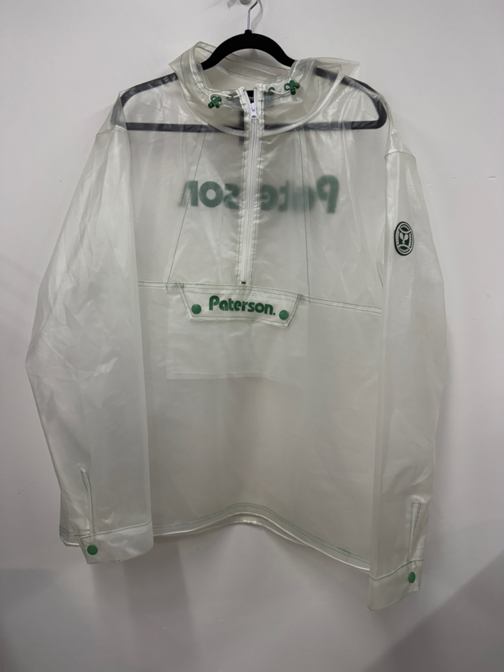 Paterson Transparent Anorak Jacket Windbreaker Pullover Men’s Size XL - Picture 2 of 5